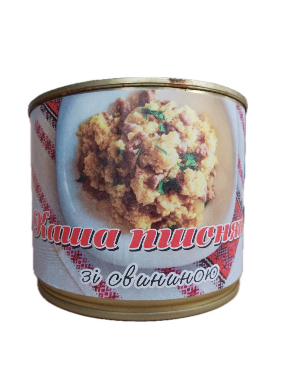 Каша пшоняна зі свининою МІТФОРМ 525г.